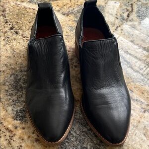 Lucky Brand Black Leather Booties